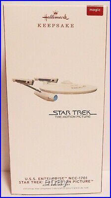 2019 Hallmark Keepsake Star Trek 40th Anniv. USS Enterprise NGC-1701 Ornament
