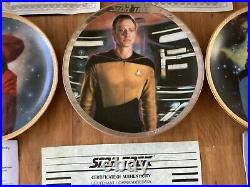 27 STAR TREK PLATES RARE Including The Next Generation WHOOPIE GUINAN Plate