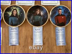 27 STAR TREK PLATES RARE Including The Next Generation WHOOPIE GUINAN Plate