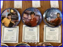 27 STAR TREK PLATES RARE Including The Next Generation WHOOPIE GUINAN Plate