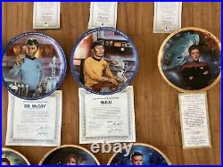 27 STAR TREK PLATES RARE Including The Next Generation WHOOPIE GUINAN Plate