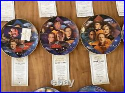 27 STAR TREK PLATES RARE Including The Next Generation WHOOPIE GUINAN Plate