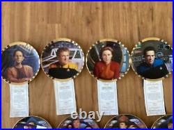 27 STAR TREK PLATES RARE Including The Next Generation WHOOPIE GUINAN Plate