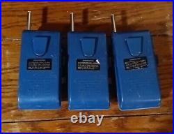 3 Paramount Pictures 1974 Star Trek Communicator Walkie Talkies CB Band