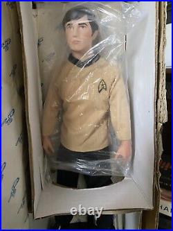 6 Star Trek Doll Collection 1988 Hamilton 14 Porcelain Dolls SET With BOXES