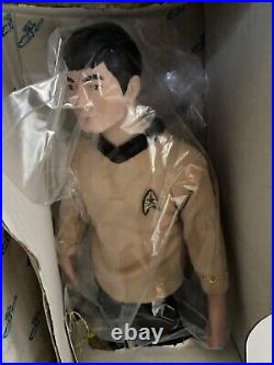 6 Star Trek Doll Collection 1988 Hamilton 14 Porcelain Dolls SET With BOXES