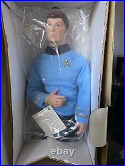 6 Star Trek Doll Collection 1988 Hamilton 14 Porcelain Dolls SET With BOXES