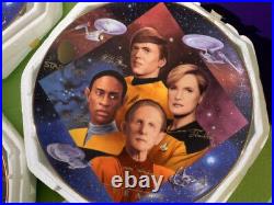 7-star Trek 30 Years Hamilton Plate Collection By Todd Treadway Complete Set