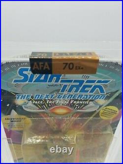 AFA GRADED 70 Star Trek Lieutenant Worf Action Figure Playmates 1992