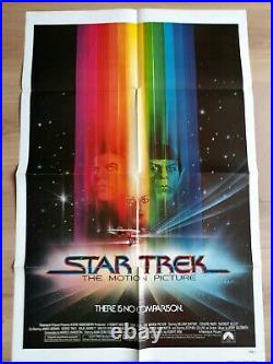 Authentic Original Rare Star Trek Motion Picture Movie Poster Advance 1sheet