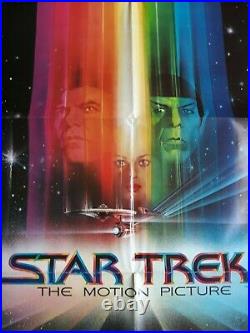 Authentic Original Rare Star Trek Motion Picture Movie Poster Advance 1sheet