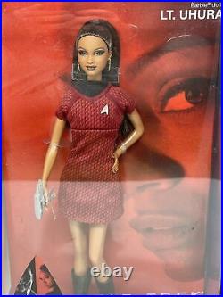 Barbie Black Label Star Trek Doll Lot Kirk Uhura Spock Star Trek Movie Dolls