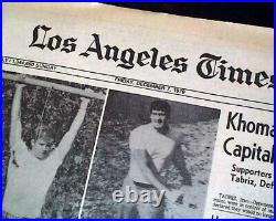 Best STAR TREK THE MOTION PICTURE Film Movie Opening Day AD 1979 L. A. Newspaper