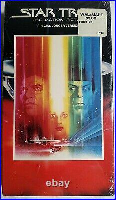 Brand New Sealed! Vintage Star Trek The Motion Picture VHS Tape Hi-Fi 1991