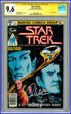 CGC SS 9.6 Signed William Shatner Star Trek #1 Marvel 1980 James T. Kirk Movie