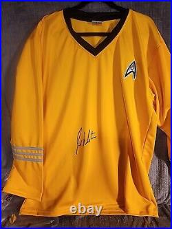 CUSTOM star trek shirt uniform Autographed By William Shatner