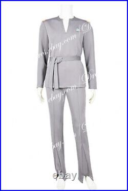 Captain Costume fits Star Trek The Motion Picture Cosplay Gray Uniform Outfit