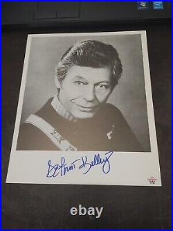 DEFOREST KELLEY STAR TREK Autograph Hand SIGNED Promo 8x10 with P. A. A. S. Cert