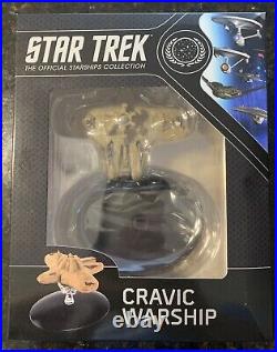 Eaglemoss Star Trek Official Starships Cravic Warship (UNRELEASED) VERY RARE