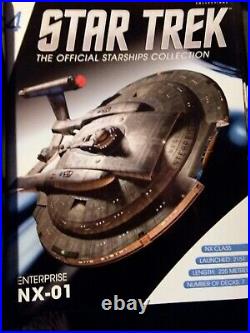 Eaglemoss Star Trek Starship Magazine 9 x 12 x 2.5 Binder Incl. 16 Magazines
