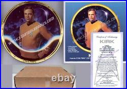 FIVE Star Trek Original Series 25th Ann. PLATES Kirk/Spock/McCoy/Scotty/Uhura