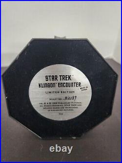 Franklin Mint 12 Limited Edition Star Trek Glass Dome Globe Sculptures
