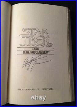 Gene RODDENBERRY / Star Trek The Motion Picture SIGNED BY ALAN DEAN FOSTER 1st