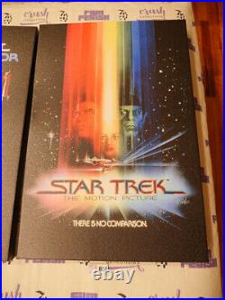 Gene Roddenberry Star Trek Motion Picture Poster Set 4 Licensed 16×24 Canvas R85