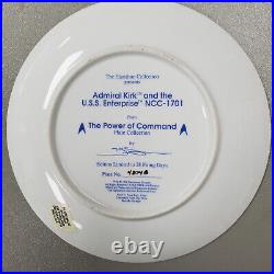 Hamilton Collection Star Trek Plate Capt. Kirk AUTOGRAPHED by William Shatner