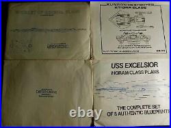 Huge Star Trek Blueprints And More Lot, See Pics & Description