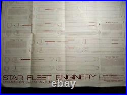 Huge Star Trek Blueprints And More Lot, See Pics & Description