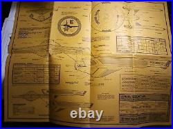 Huge Star Trek Blueprints And More Lot, See Pics & Description