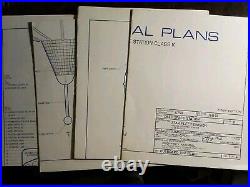 Huge Star Trek Blueprints And More Lot, See Pics & Description