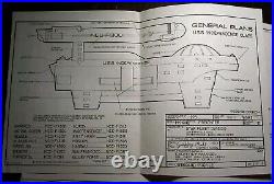 Huge Star Trek Blueprints And More Lot, See Pics & Description