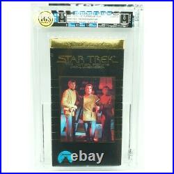 IGS 8-8 1986 Star Trek -The Motion Picture collectors edition 75th gold VHS