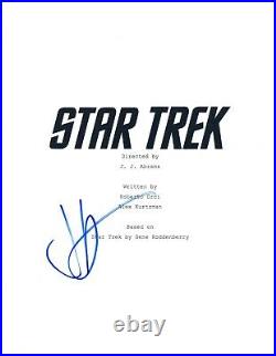 JJ Abrams J. J. Signed Autographed STAR TREK Full Movie Script COA VD