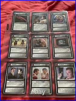 James Kirk 56 UR Gem Mint Pop 1 + Star Trek CCG TMP MOTION PICTURES Set 134 Card