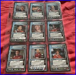 James Kirk 56 UR Gem Mint Pop 1 + Star Trek CCG TMP MOTION PICTURES Set 134 Card