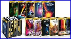 Japan New Star Trek I-X Movie 50th Anniversary BOX Blu-ray Steelbook