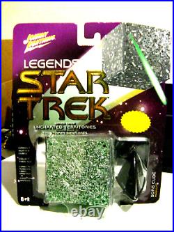Johnny Lightning White Lightning Legends of Star Trek BORG GREEN TRANLUCENT CUBE