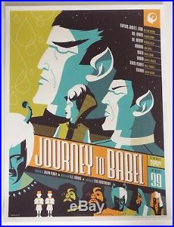 Journey To Babel Star Trek Mondo Poster By Tom Whalen Ltd Edition Screen Print