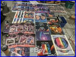 Large Star trek movie & TV show videodisc laserdisc lot vtg Khan III IV