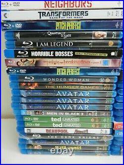 Lot of 165 Blu-Ray Movies Disney Frozen, Star Trek, Star Wars