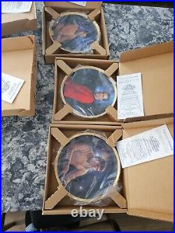 Lot of 23 Star Trek Hamilton Collection Paramount Picture collectible art plates