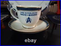 Lot of (4) Pfaltzgraff Star Trek NCC-2000 USS Excelsior 3 Piece Buffet Sets NIB