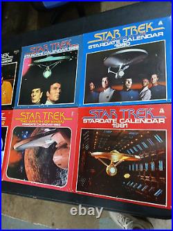 Lot of 43 Star Trek The Original Series Wall Calendars 1976-2019 AWESOME LOT