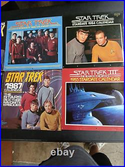 Lot of 43 Star Trek The Original Series Wall Calendars 1976-2019 AWESOME LOT