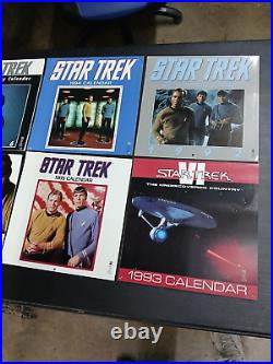 Lot of 43 Star Trek The Original Series Wall Calendars 1976-2019 AWESOME LOT