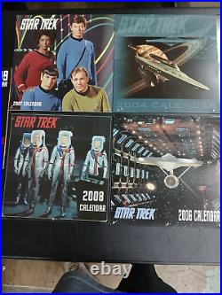 Lot of 43 Star Trek The Original Series Wall Calendars 1976-2019 AWESOME LOT