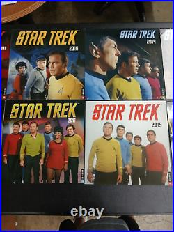 Lot of 43 Star Trek The Original Series Wall Calendars 1976-2019 AWESOME LOT